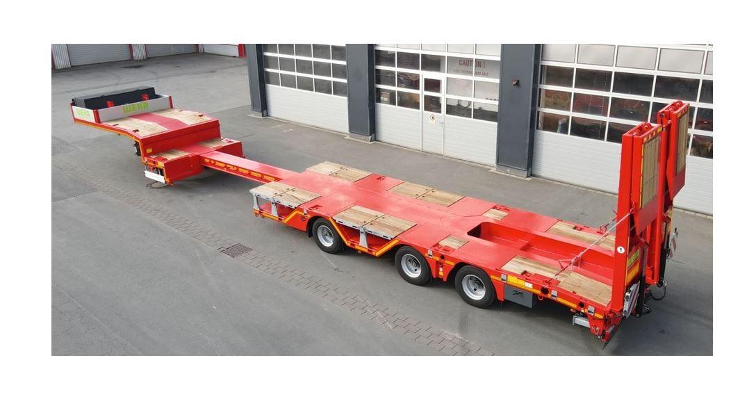 Andere Teleskopierbarer Tieflader * mieten * Vermietung