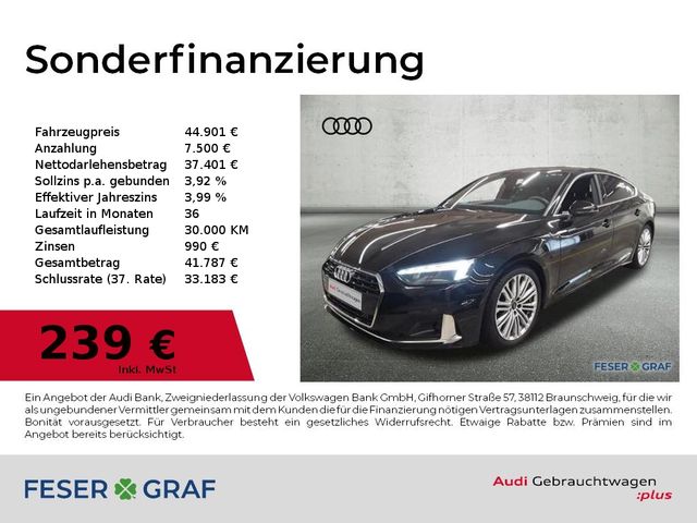 Audi A5 Sportback 40 TFSI qu S Line Leder,Matrix,Navi