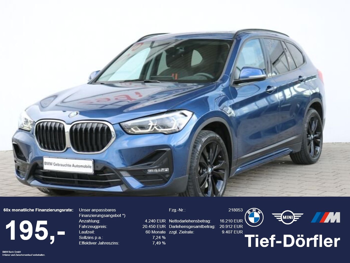 BMW X1 xDrive25e HUD/PANO/NAVI+/CAM/LED+/ HUD/PANO/N