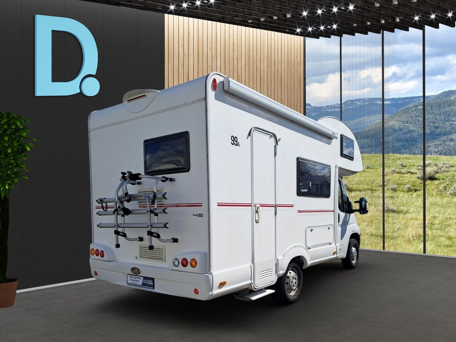 Fahrzeugabbildung P.L.A. M Klasse PLA 4 Fahrradträger, Sat-Antenne, Marki