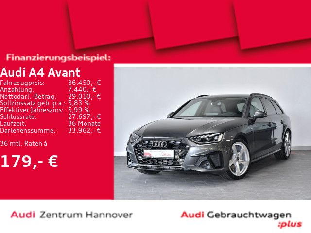 Audi A4 Avant S line 35 TFSI AHK LED virtual ACC