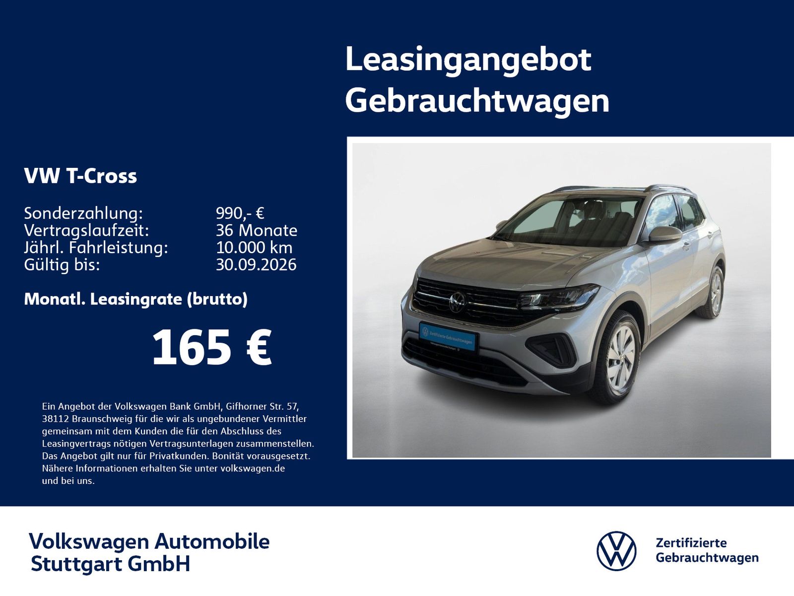 Volkswagen T-Cross Life 1.0 TSI Navi Kamera ACC LED SHZ