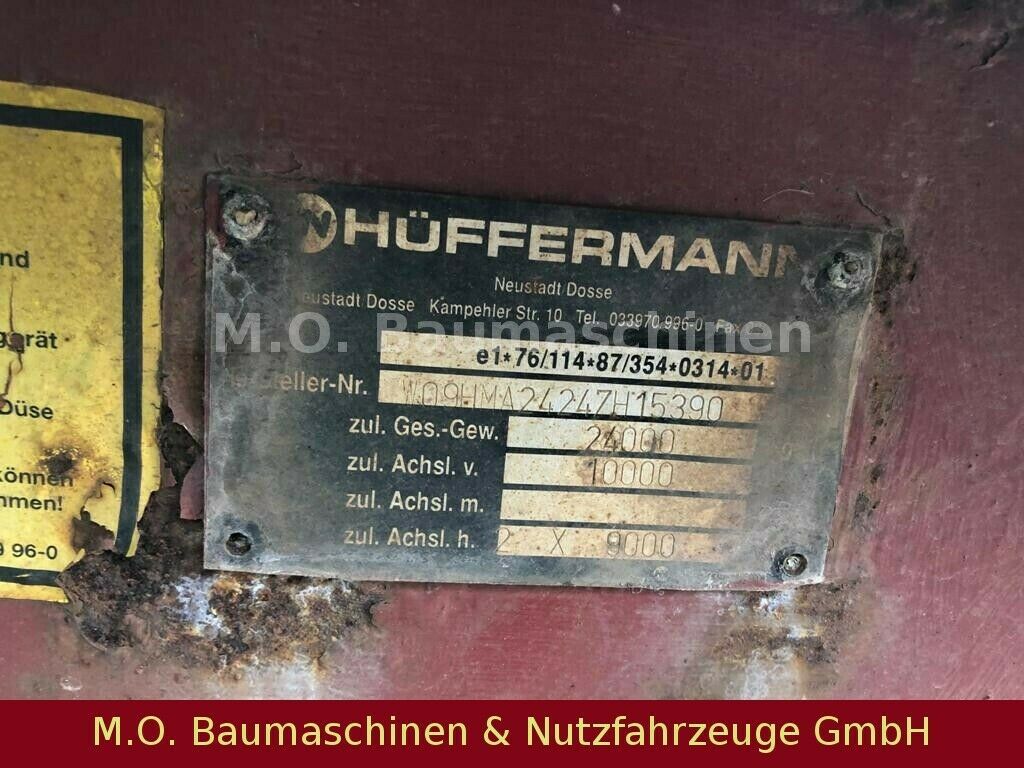 Fahrzeugabbildung Hüffermann HMA 24.24 / Muldenanhänger / 24t