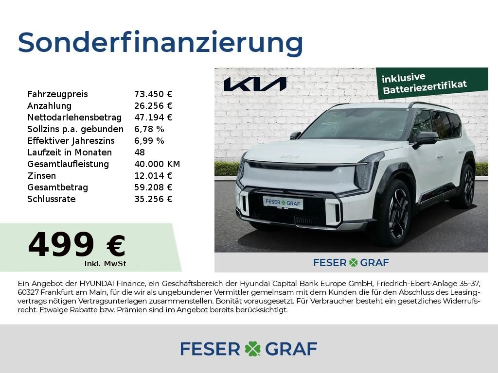 Kia EV9 GT 6 SITZER RELAX GLASDACH