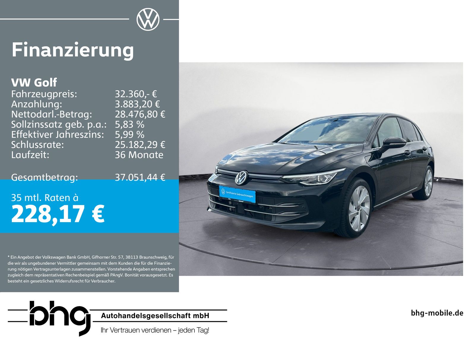Volkswagen Golf 1.5 eHybrid DSG Massage AHK HUD Navi ACC