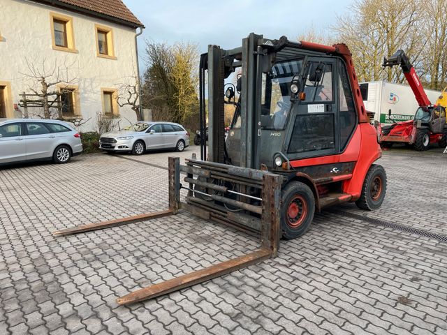 Linde H60D Duplex / hydr. Zinken