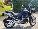 BMW R1200GS mit Edelstahlauspuff, Sonderlackierung