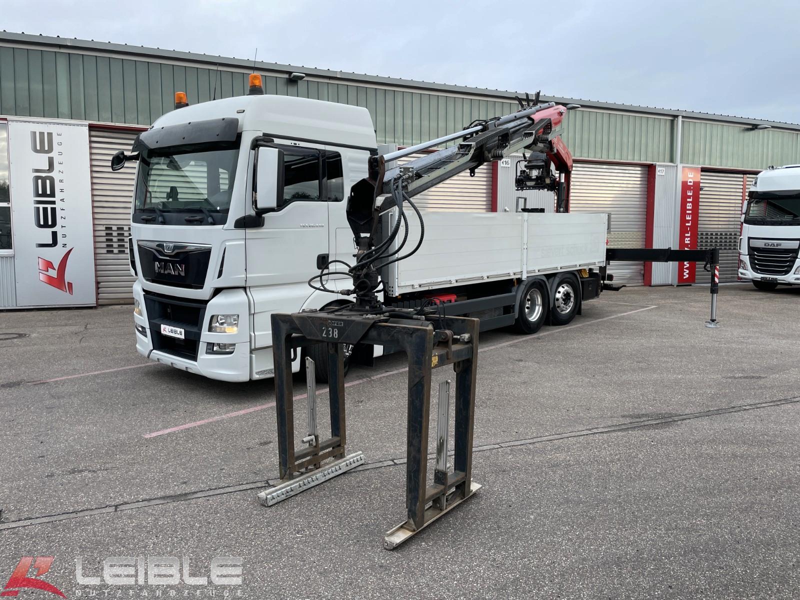 MAN TGX 26.440 6x2-4LL Baustoff*Fassi F195 AS.22*