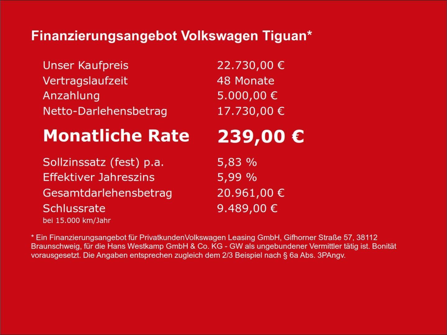 Volkswagen Tiguan IQ-Drive 2.0 TSI DSG 4Motion Ganzj.Reifen, миниатюра 17