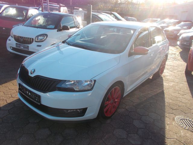 Skoda Rapid Spaceback Red & Grey