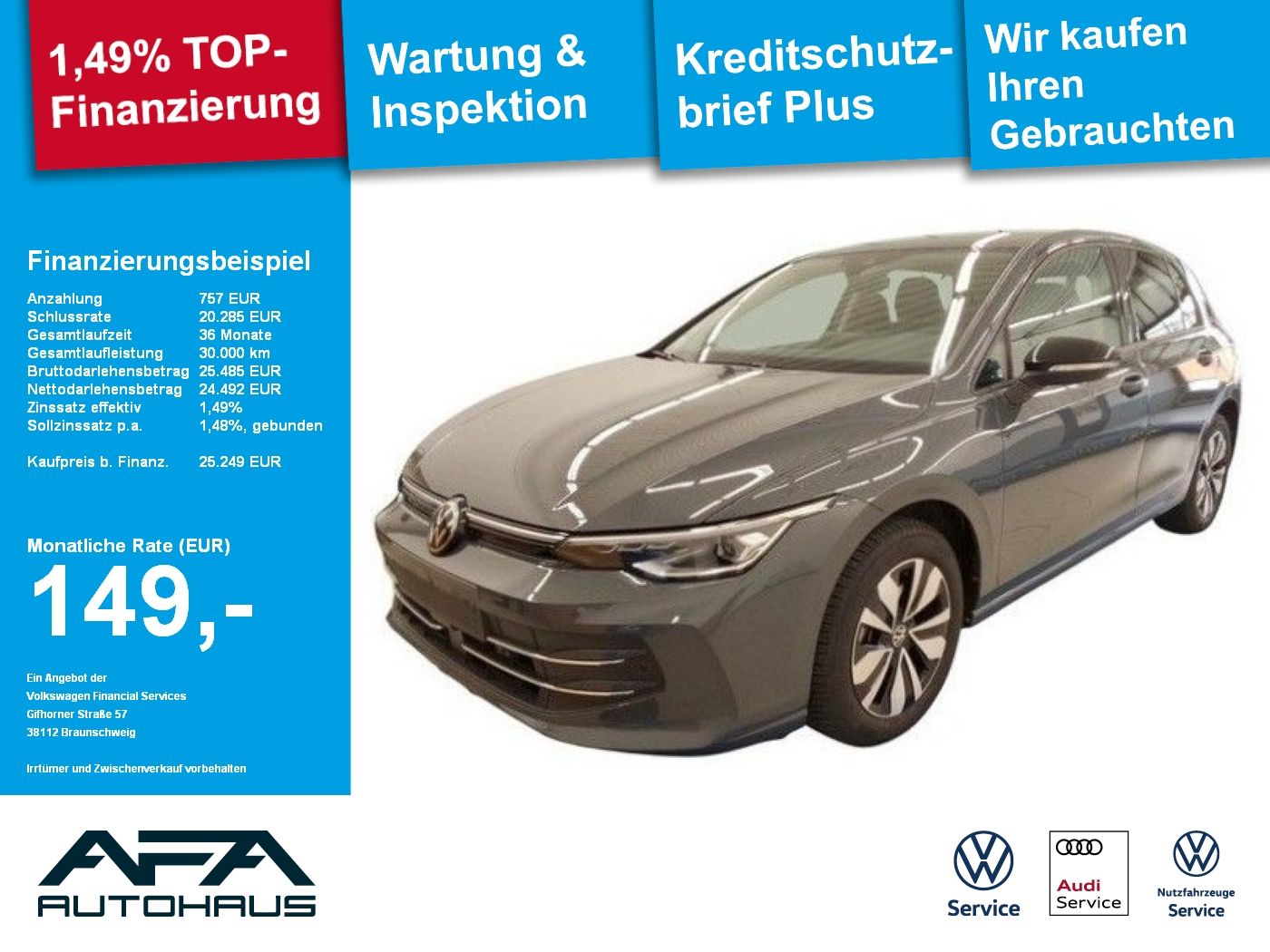 Volkswagen Golf VIII 1.5 TSI GOAL LED+*RFK*ACC*App-Connect