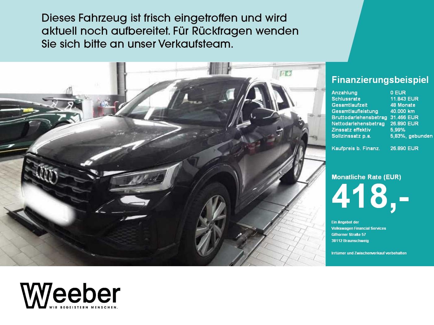 Audi Q2 quattro advanced *NAVI*BLACKSTYLE*KAMERA*17 L
