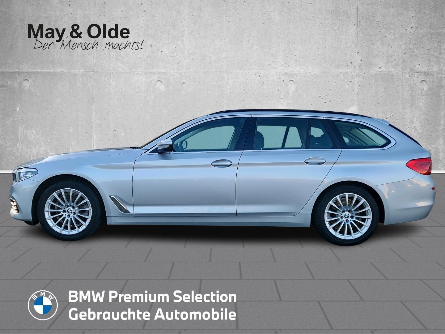 BMW 520 NAVI AHK Luftfederung LED El. Heckklappe Meh