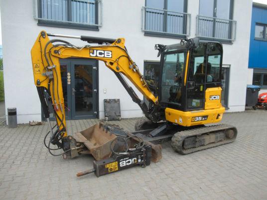 JCB 35Z-1  Hydraulikhammer hydr. Löffelpacket Zentr