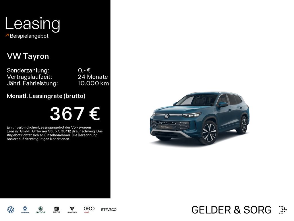 Volkswagen Tayron 1.5 TSI eHybrid DSG Elegance Pano*AHK*HuD