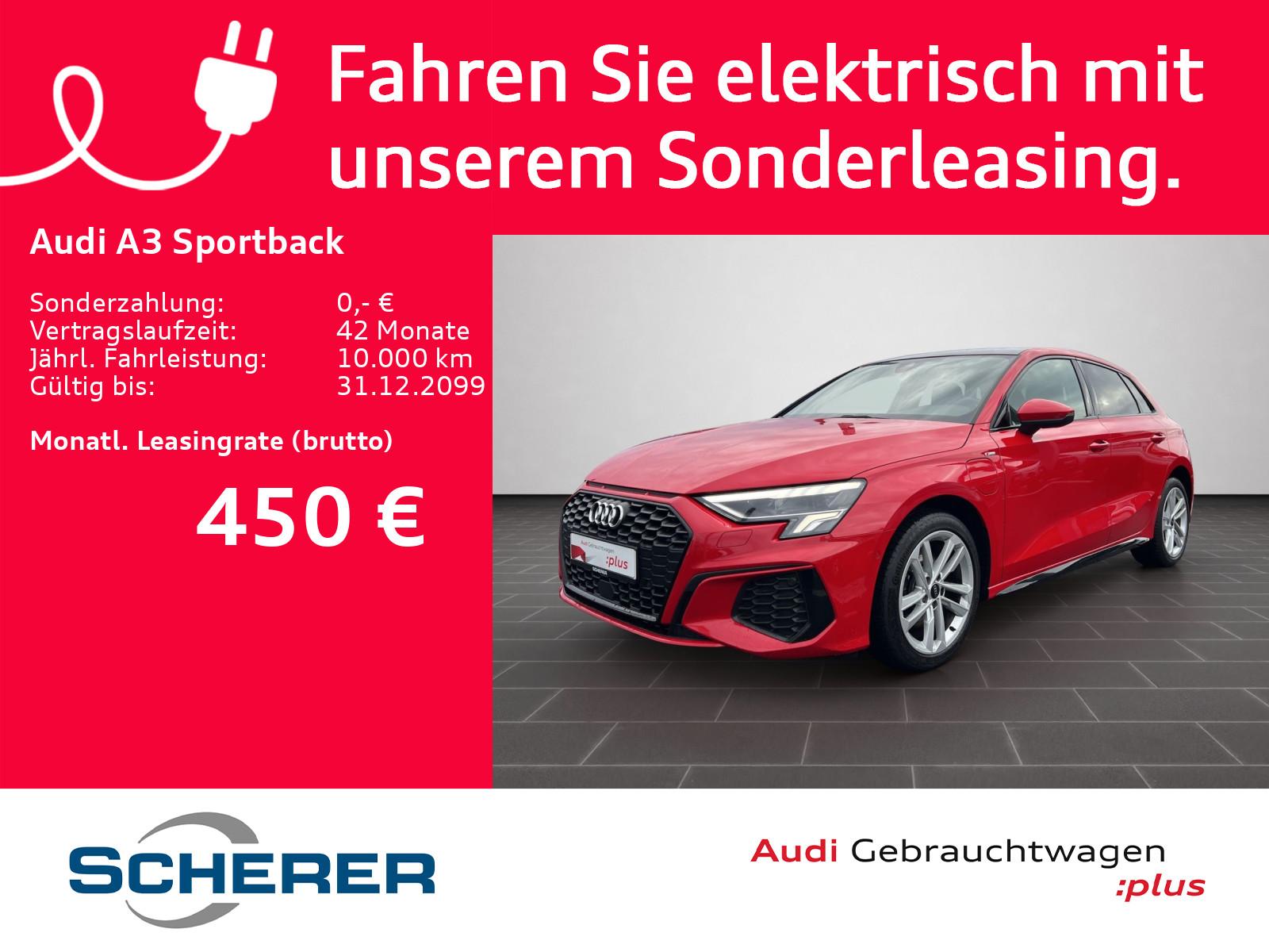Audi A3 Sportback S line 40 TFSIe S tronic PANO NAVI