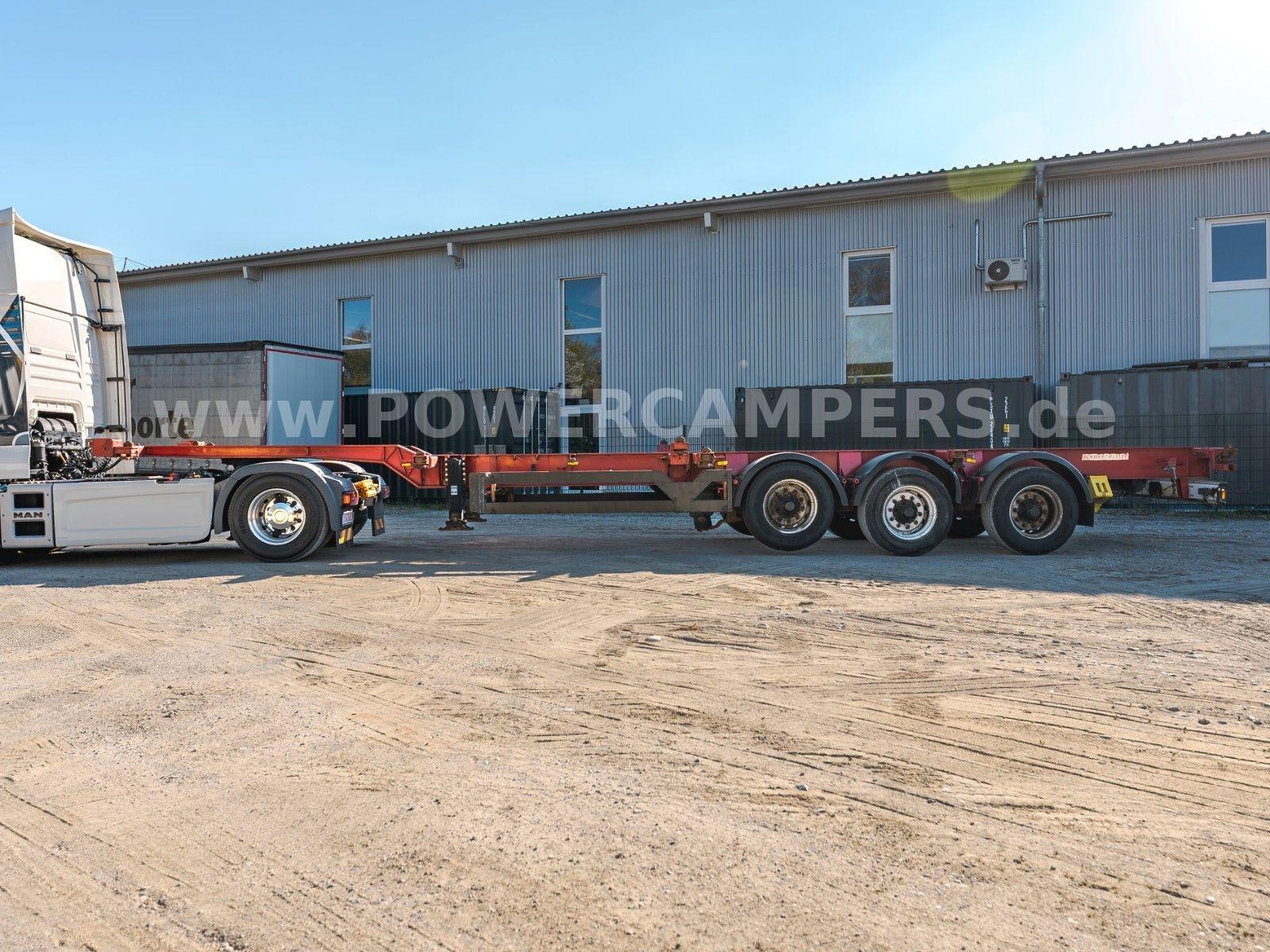 Schwarzmüller SC3/E Container-Chassis 40 ft / 2x20 | Liftachse