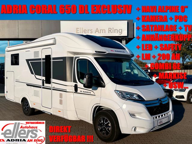 Adria CORAL 650 DL NAVI TV AHK PANO LM MARKISE USW...