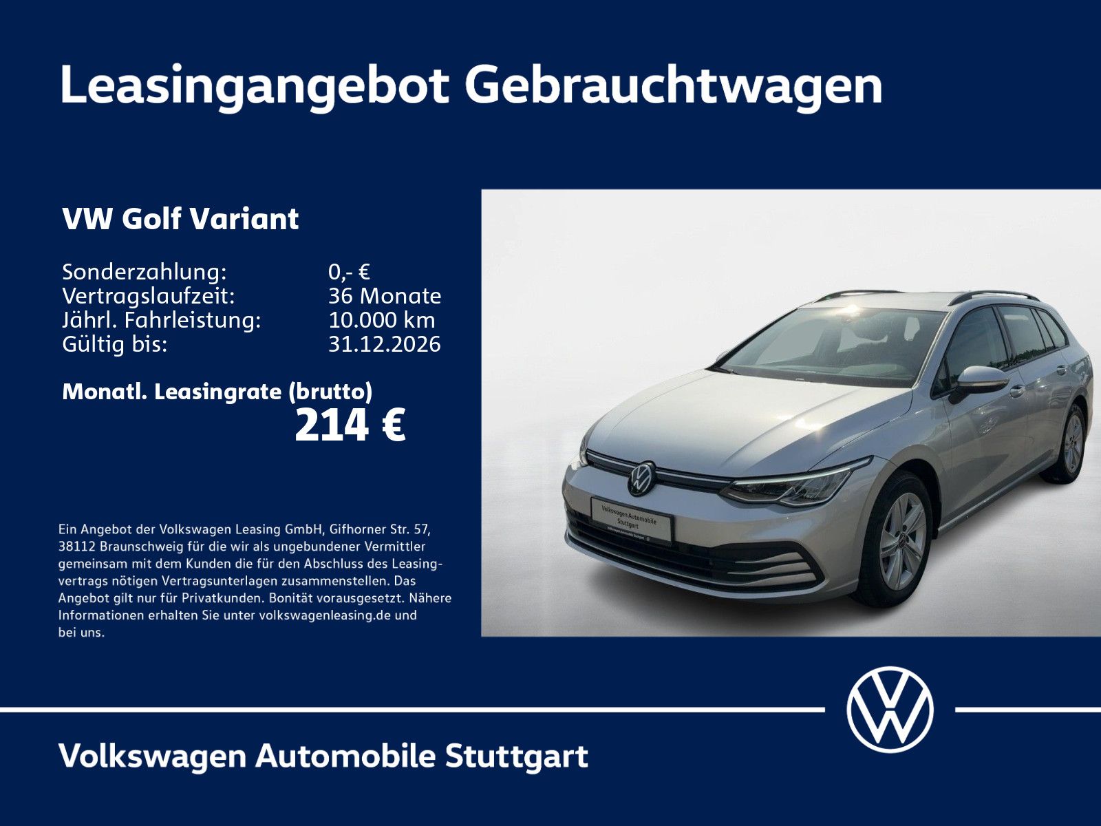 Volkswagen Golf Variant Life 2.0 TDI DSG Navi Kamera ACC