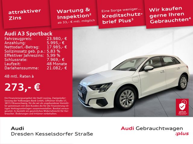 Audi A3 Sportback 40 TFSI e LED Navi DAB PDC GRA