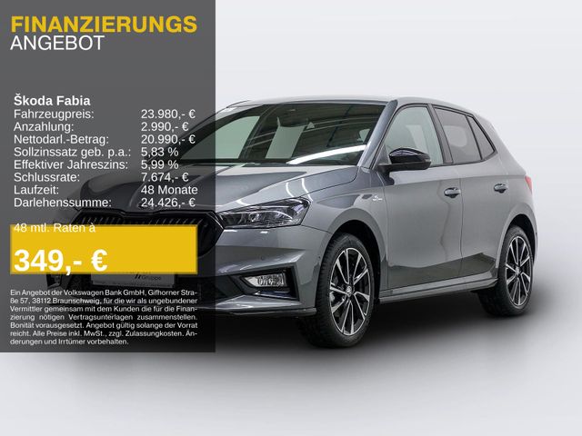 Skoda Fabia 1.0 TSI DSG MONTE CARLO LM17 VIRTUAL SITZH