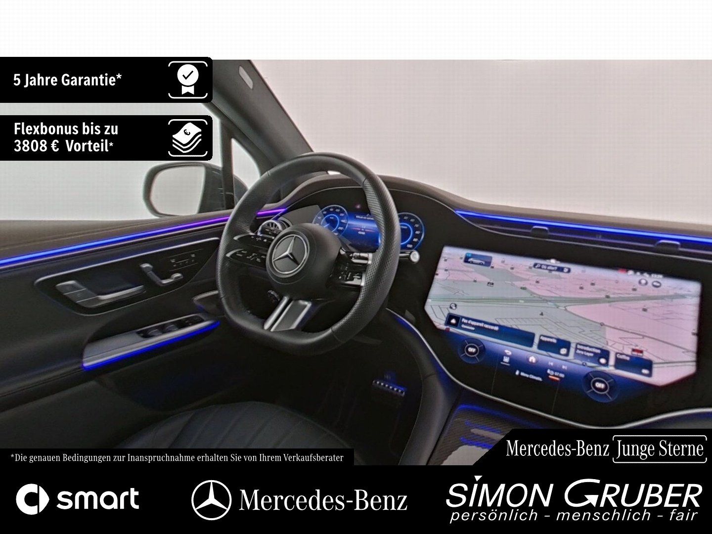 Fahrzeugabbildung Mercedes-Benz EQE 500 4M SUV AMG Carbon Hyper Leder HUD AHK