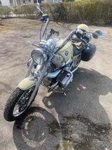 BMW R 1200 C in Elfenbein, Sitze in Leder blau. - BMW CHOPPER 1200 C