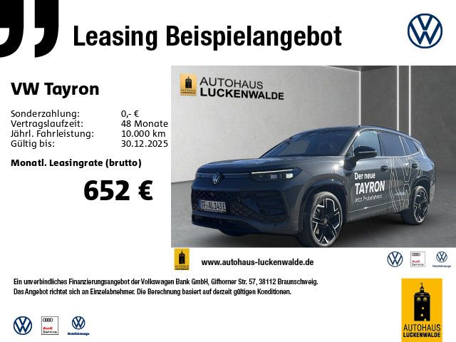 Vorschaubild: VW Tayron 1.5 eHybrid R-Line DSG *IQ-MATRIX*AHK* (Fahrzeug-Nr. L04636)