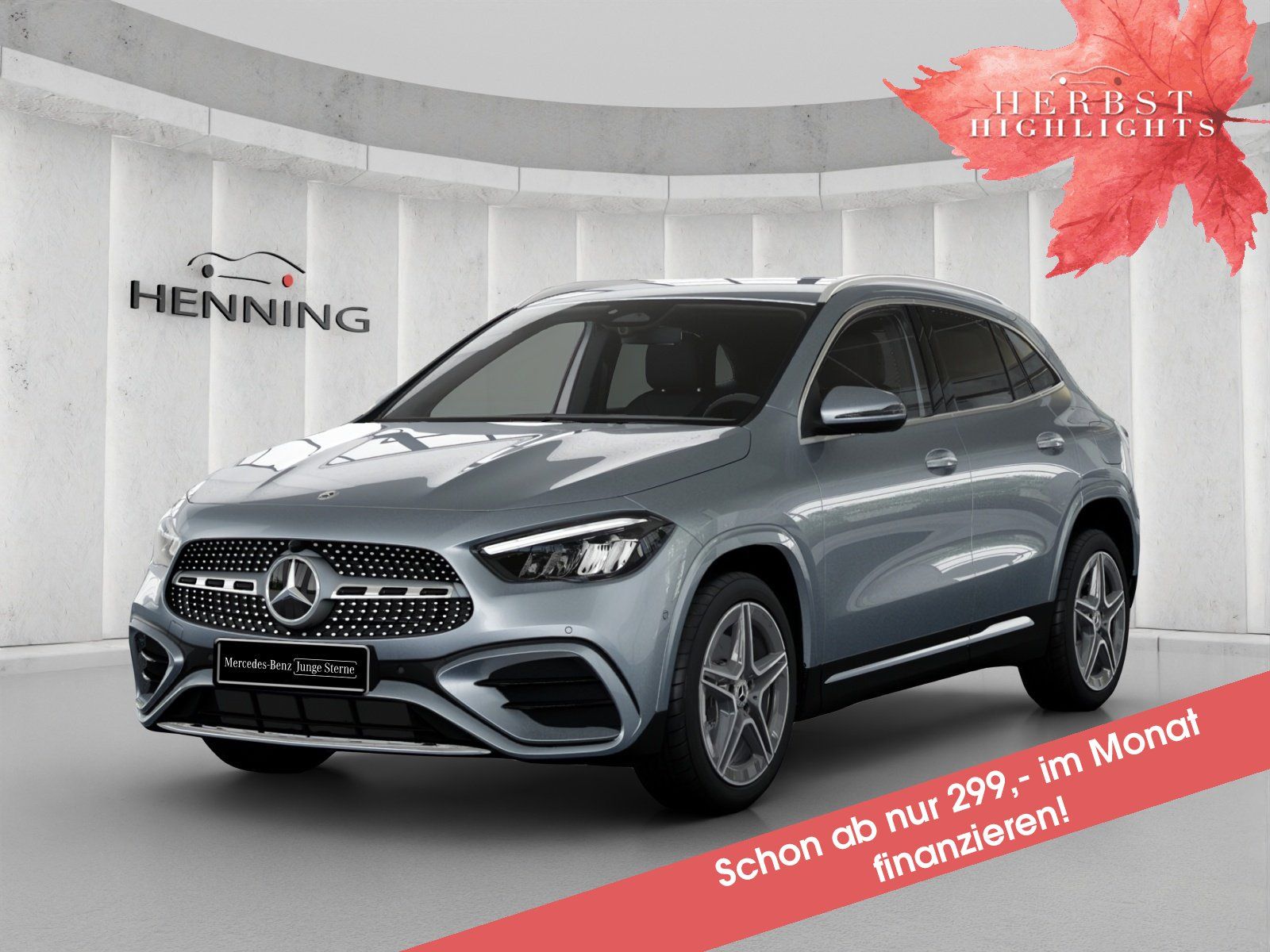 Mercedes-Benz GLA 200 d AMG Kamera AHK LED Ambiente Spurhalte