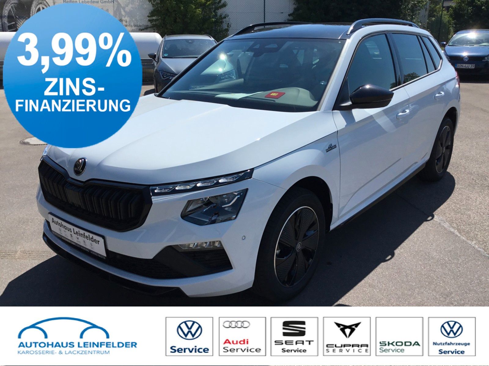 Fahrzeugabbildung SKODA Kamiq 1.5 TSI DSG Monte Carlo+AHK+Navi+Kamera
