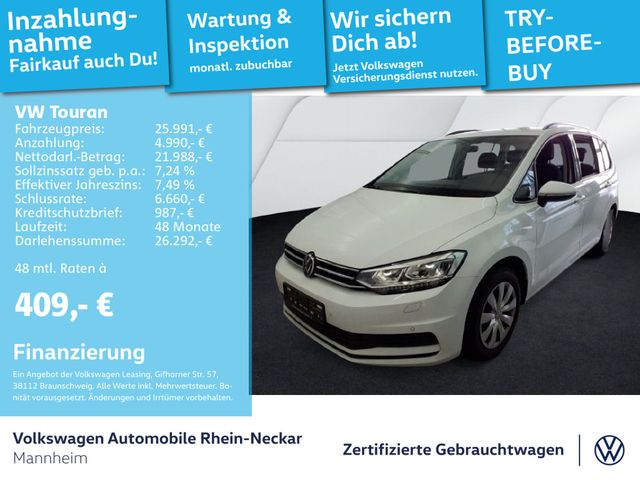 Volkswagen Touran 2.0 TDI Comfortline DSG Navi ACC PDC uvm