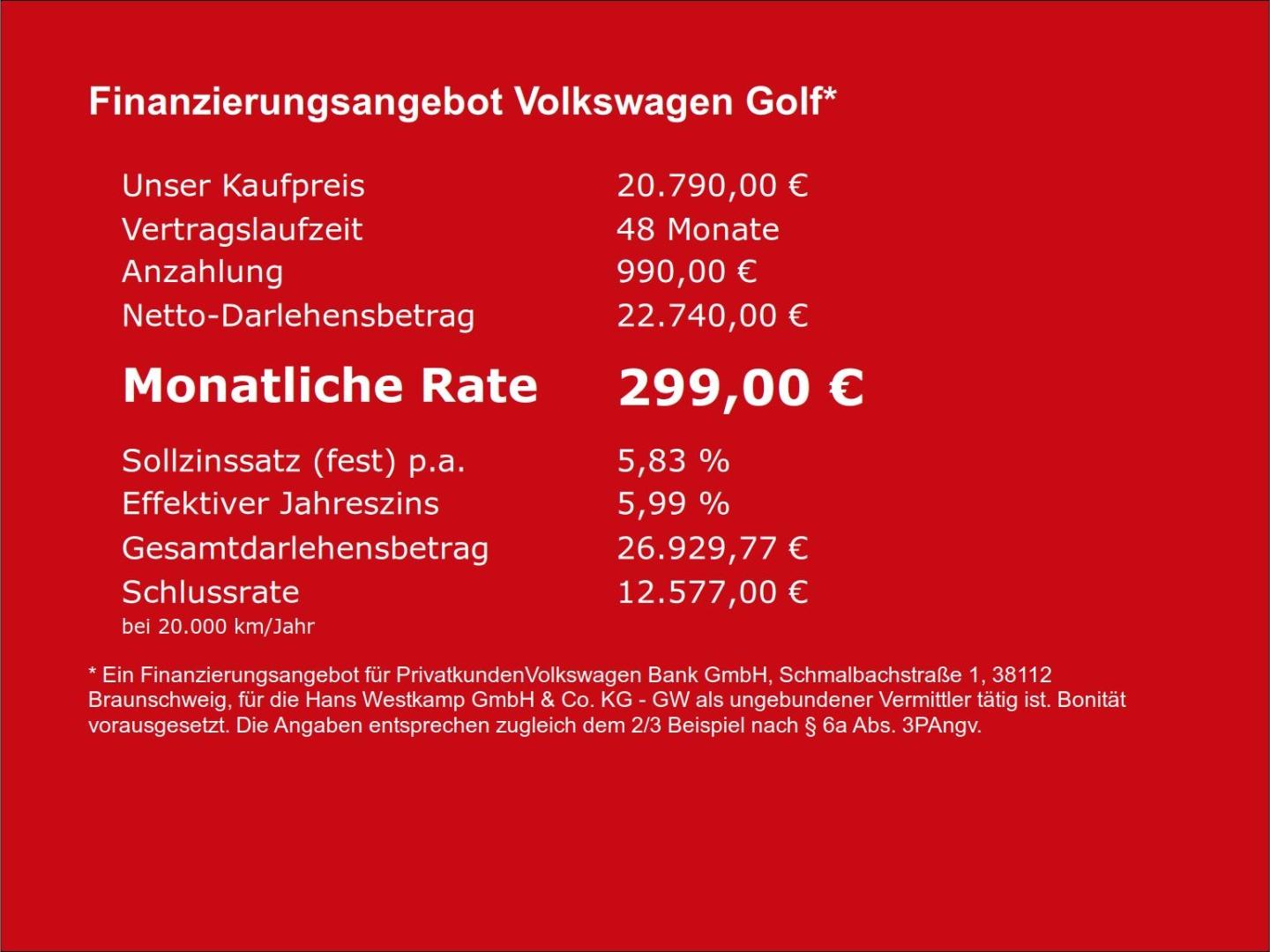 Volkswagen Golf VIII R-Line -Line 2,0 TDI DSG Led-Plus Kame, миниатюра 6