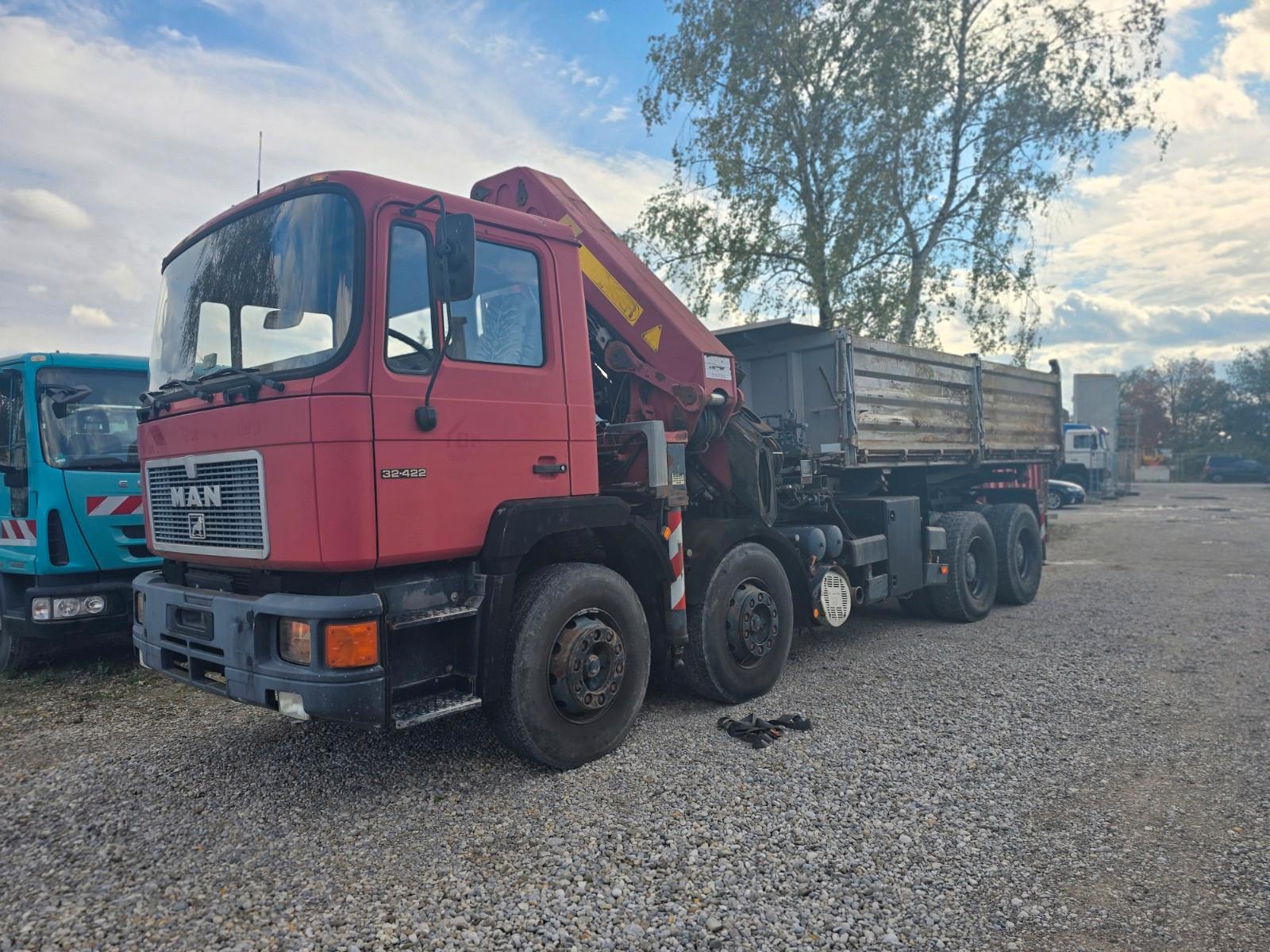 MAN 32.422 Kipper 8X4 ohne Kran Export 17.900