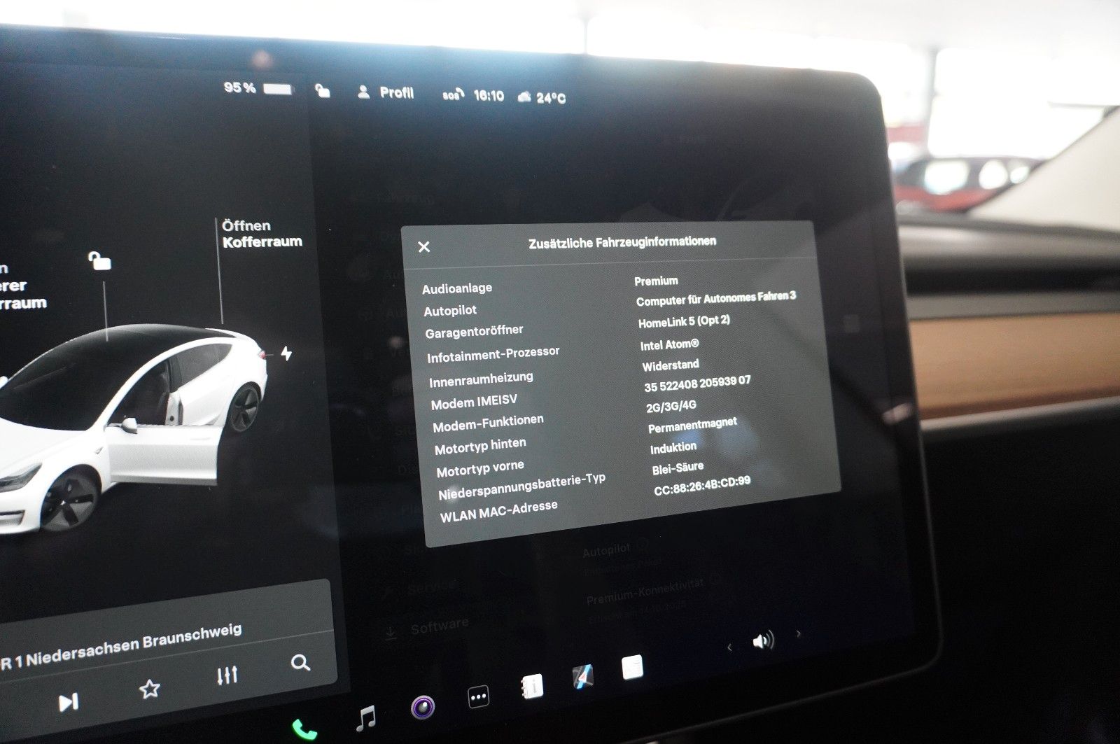 Fahrzeugabbildung Tesla Model 3 LONGRANGE DUAL-MOTOR NAVI/KAMERA/SH/PANO