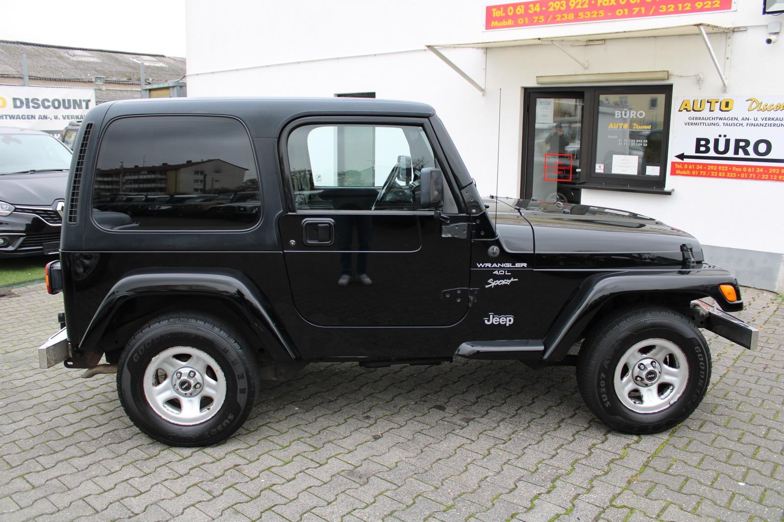 Jeep Wrangler 4.0 Sport | 169 ch | BVM | GPL | Hard-top | Différentiel autobloquant | 8 pneus | CT neuf