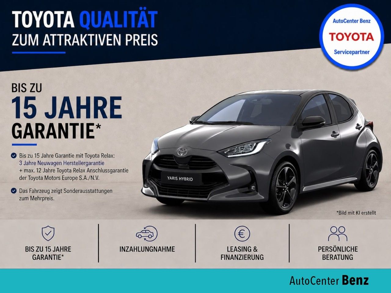 Toyota YARIS 1.5 HYBRID LOUNGE *KLIMA*SHZ*PDC*TEILLEDER