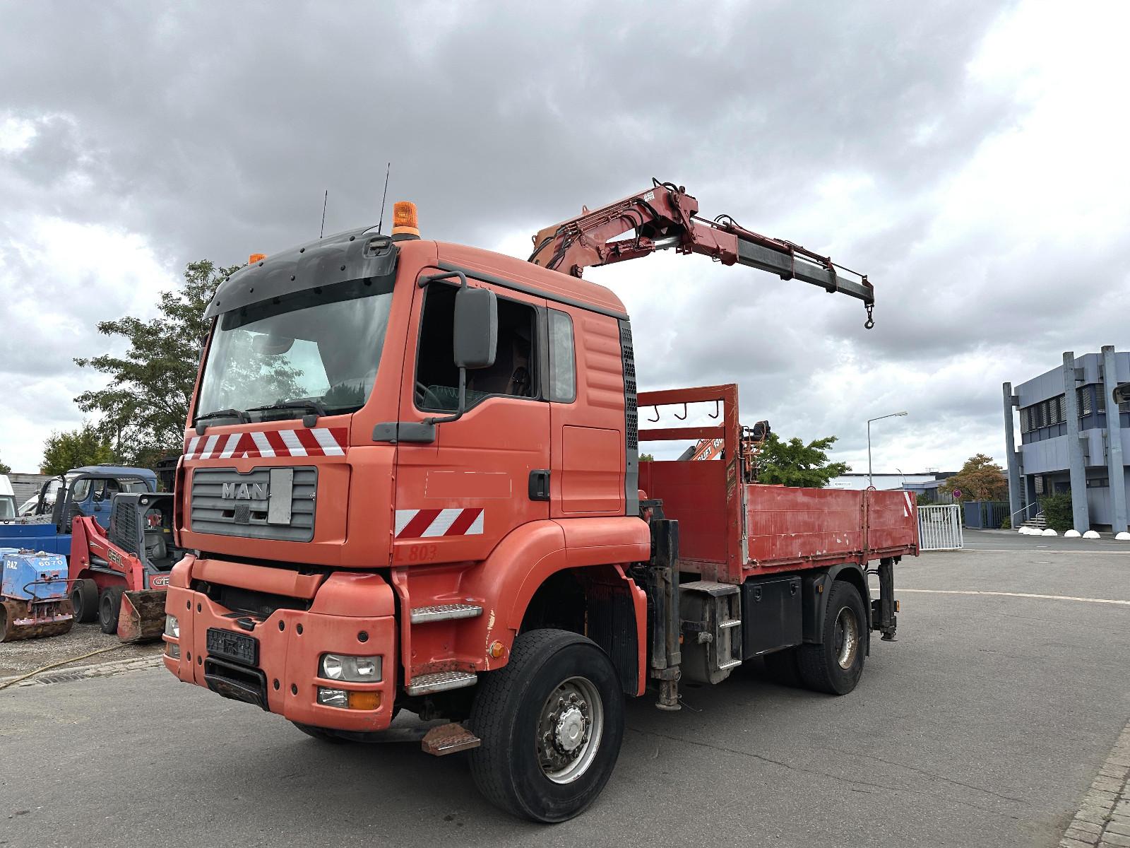 MAN TGA 18.480* 4x4* Blatt/Blatt* Kran Atlas 225.2A3