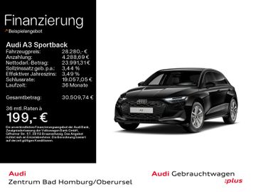 Audi Leasingangebot: Audi A3 Sportback Advanced TFSI*Navi*LED*Alu*Virtual*