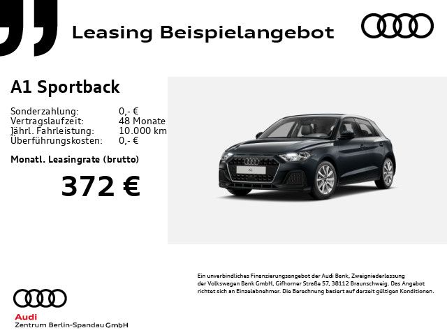 Audi A1 Sportback 25 TFSI Adv. S tronic *LED*Virt.C*