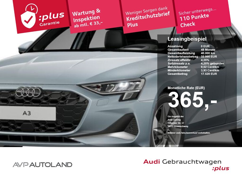 A3 Sportback 35 TDI S tronic advanced | HUD