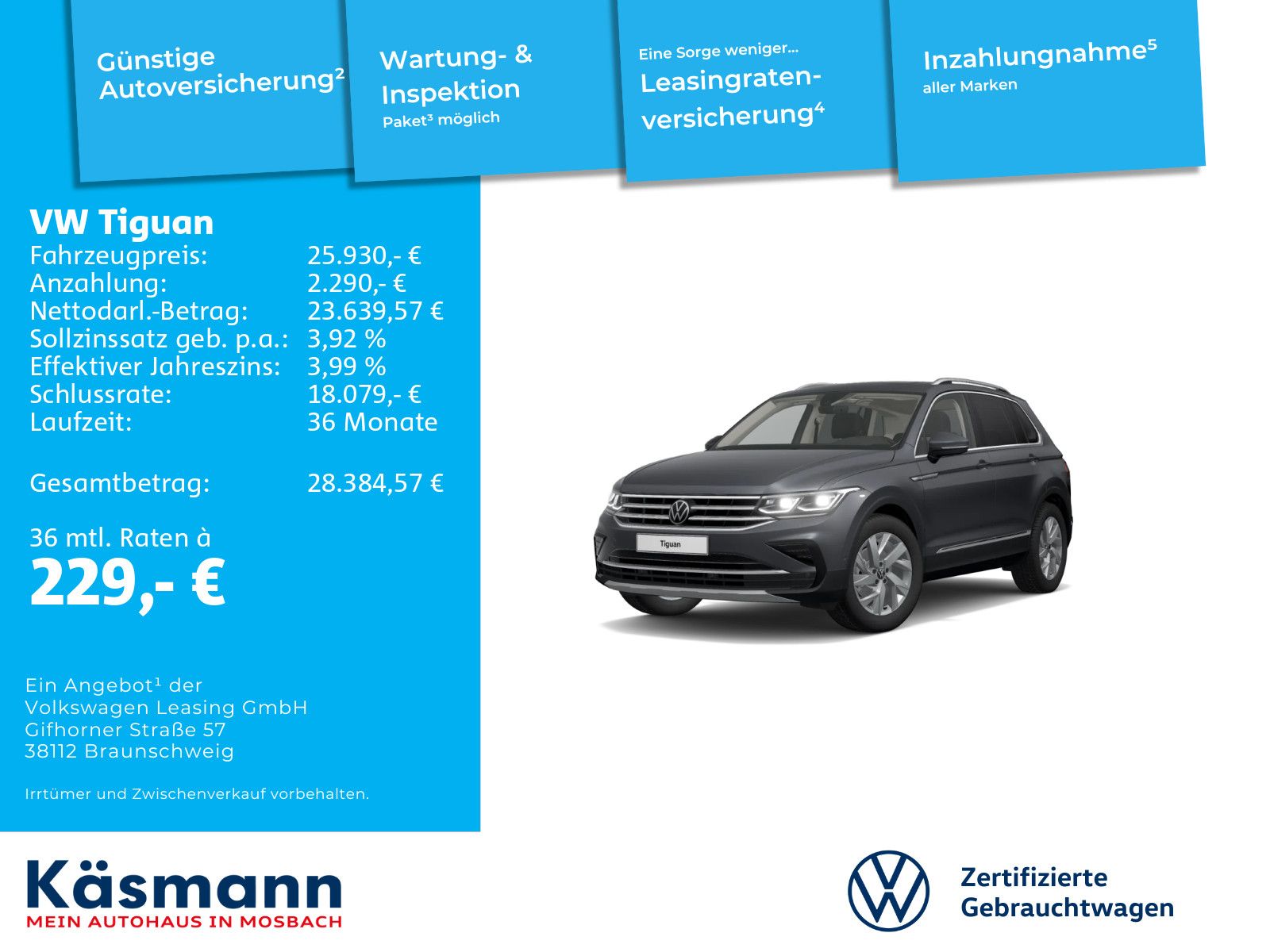 Volkswagen Tiguan Elegance 2.0 TDI MATRIX PANO KAM NAVI ACC foto 2