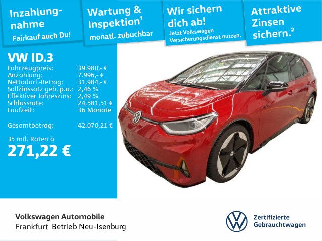 Volkswagen ID.3 GTX Augmented-Reality-Head-up-Display Navi 