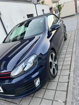 Volkswagen Golf 2.0 TSI GTI Cabriolet GTI DCC, Leder uvm - Volkswagen Golf mit Benzin-Antrieb: Blau, Leder, Metallic, Cabrio