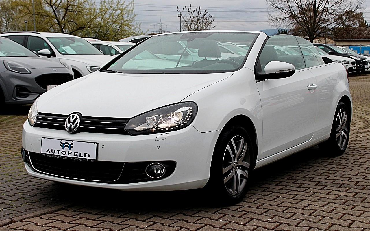 Volkswagen Golf 6 Cabrio 1.4 TSI/VOLL SHEFT/1HD/AHK/LEDER/