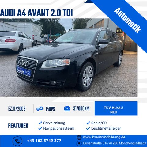 Audi A4 Avant 2.0 TDI*Automatik*TÜV HU/AU 10/2026*