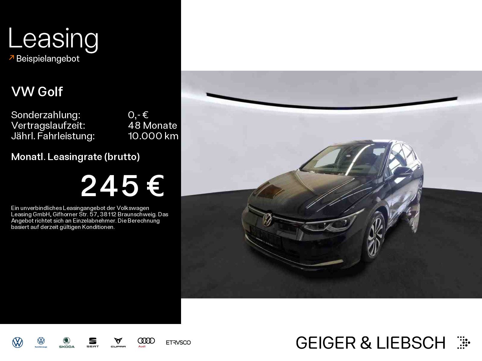 Volkswagen Golf VIII 2.0 TDI DSG ACTIVE*IQ.LIGHT*AHK*PANO*K