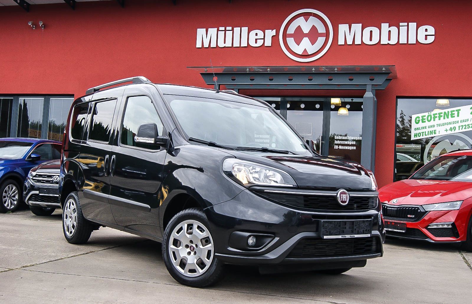 Fahrzeugabbildung Fiat Doblo 1.4i SX Kombi Klima 5-Sitze 2xSchiebetüren