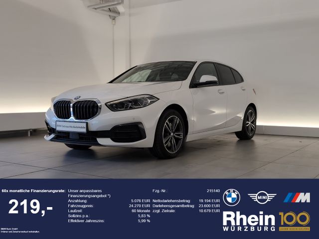 BMW 120d 5-Türer Sport Line Navi/LED/AHK/PDCvo+hi Na