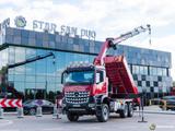 Mercedes-Benz  AROCS 3345 6x6 HMF 3220 Winch Crane Tipper - Mercedes-Benz 322