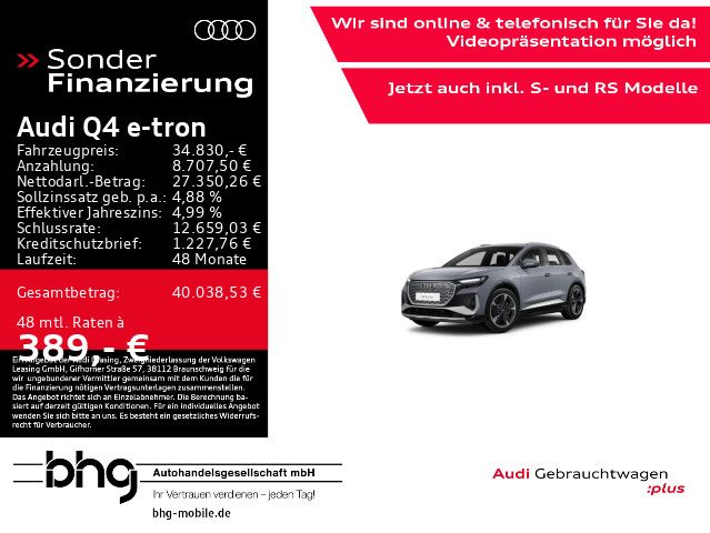 Audi Q4 40 e-tron S-Line